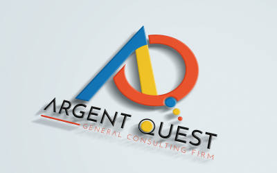 Design creativo e minimalista del logo AQ