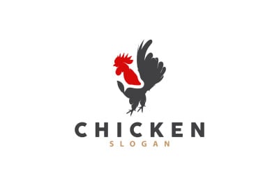 Logo di pollo Ristorante di pollo arrosto Fattoria V11