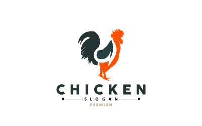 Logo di pollo Ristorante di pollo arrosto Fattoria V14