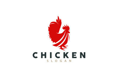Logo di pollo Ristorante di pollo arrosto Fattoria V18