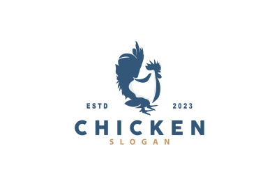 Logo kurczaka Pieczony kurczak Restauracja Farm V17