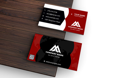 Visiting Card - Business Card - E-Card Template With Customizable Designs - 697