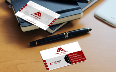 Visiting Card - Business Card - E-Card Template With Customizable Designs - 698