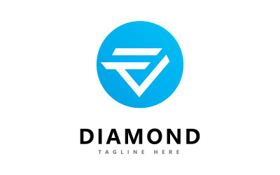 Diamant-Logo, Vektor-Design-Vorlage12