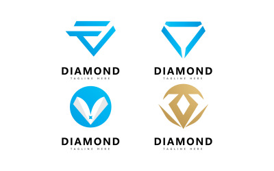 Diamant-Logo, Vektor-Design-Vorlage15