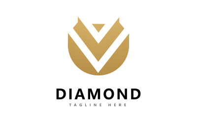 Diamant-Logo, Vektor-Design-Vorlage3
