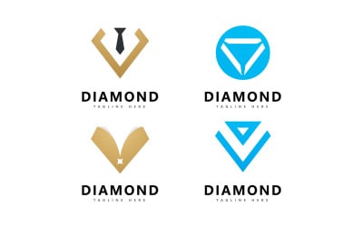 Diamond logo vector design template13