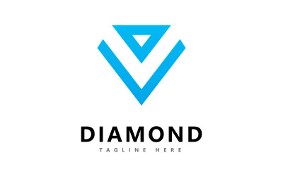 Elmas logo vektör tasarım şablonu2