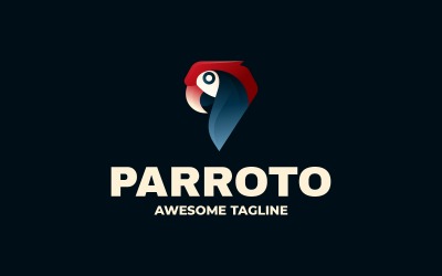 Kolorowe logo Parroto Gradient
