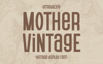 Mother Vintage - Fuente de visualización clásica
