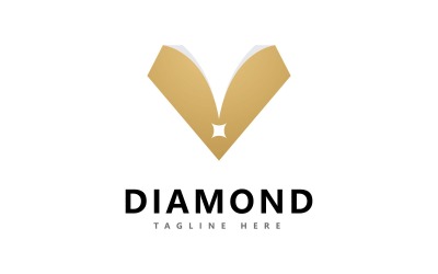 Szablon projektu wektorowego logo diamentu9