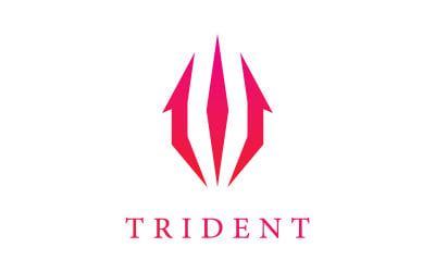 Trident Logo Template vector icon 1