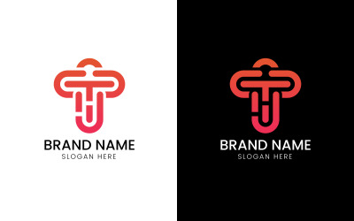 Letter T line business logo