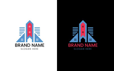 Real estate High end building logo-10-414