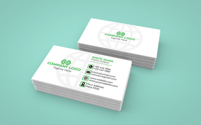 Diseño de plantilla de tarjeta de visita