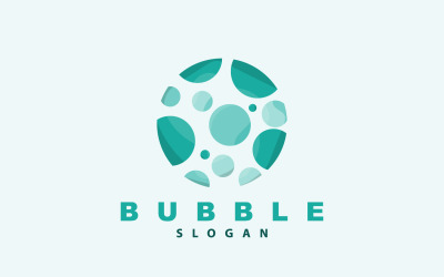 Logo Bubble Bellissimo design vettoriale Bubble V1