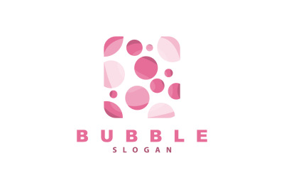 Logo Bubble Bellissimo design vettoriale Bubble V3