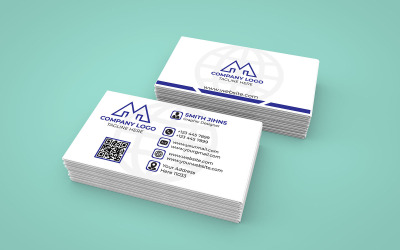 Profesjonalny i minimalistyczny projekt wizytówki
