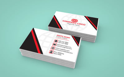 Visiting Card Template Design