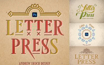 Letter Press Text &amp;amp; Logo Effects