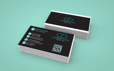 Modern Business Card Template Design - (A-02)