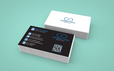 Modern Business Card Template Design - (O-02)