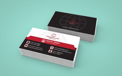 Premium-Visitenkartenvorlagen Neues Design