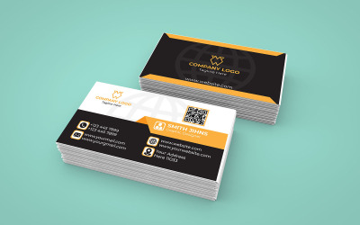 Tarjeta de presentación profesional creativa