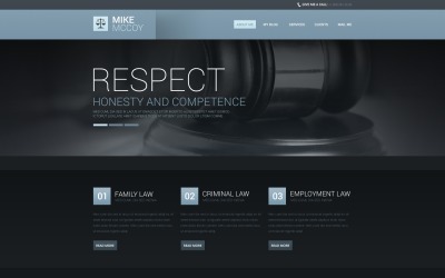 Responsywny szablon Drupal Atmospheric Law Firm Drupal Template #45958