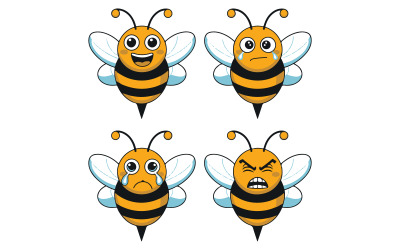 A vector illustration of bee