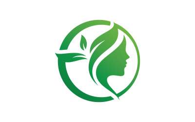 Diseño de logotipo de peluquería de mujer de lujo Vector V0