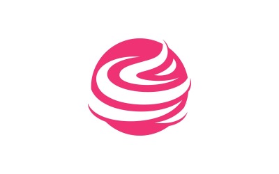 Logotipo de helado vector helado cupcake 9