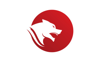 Modèle d&amp;#39;illustration vectorielle de conception de logo de panthère 5