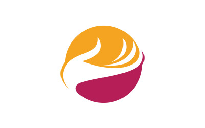 Modello di logo per la cura delle mani design vettoriale3