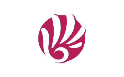 Modello di logo per la cura delle mani design vettoriale5