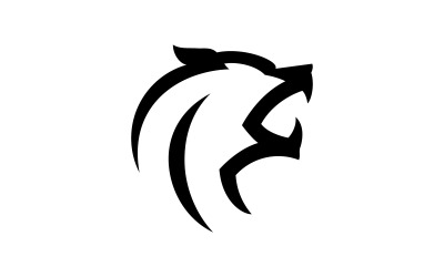 Plantilla de ilustración vectorial de diseño de logotipo de pantera 2