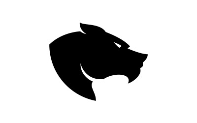 Plantilla de ilustración vectorial de diseño de logotipo de pantera 7