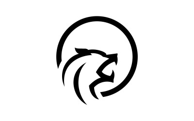 Plantilla de ilustración vectorial de diseño de logotipo de pantera 9