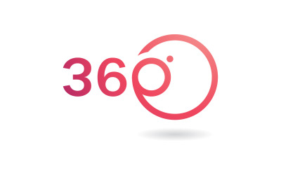 360-Grad-Vektorsymbole-Designvorlage 1