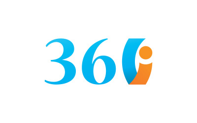 Modello di progettazione di icone vettoriali a 360 gradi 0