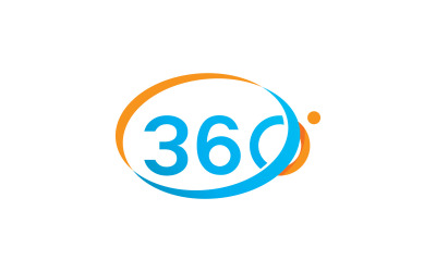 Modello di progettazione di icone vettoriali a 360 gradi 4