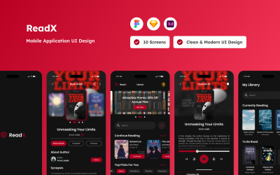 ReadX - Ebook Reading Mobile App