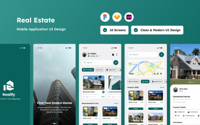 Realify – aplikacja mobilna dotycząca nieruchomości