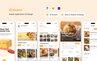 Sunny Marts - 杂货店移动应用程序