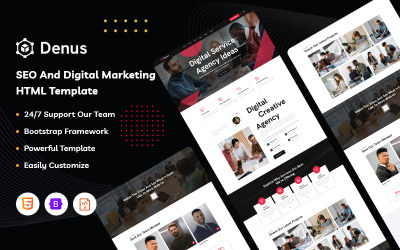 Denus – Modelo de site de agência criativa