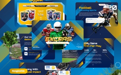 Excras – Football Sport Googleslide sablonok