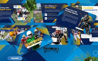 Excras - Plantillas de Keynote para deportes de fútbol