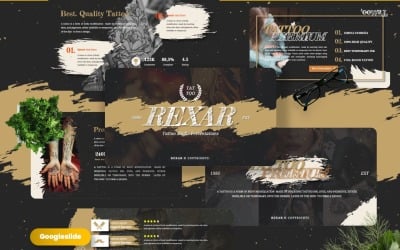 Rexar - Tattoo Studio Googleslide-mallar