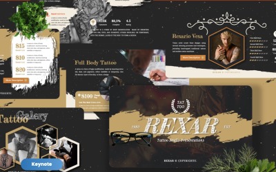 Rexar - Tattoo Studio Keynote-sjablonen