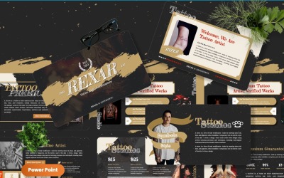 Rexar - Tattoo Studio Powerpoint sablonok